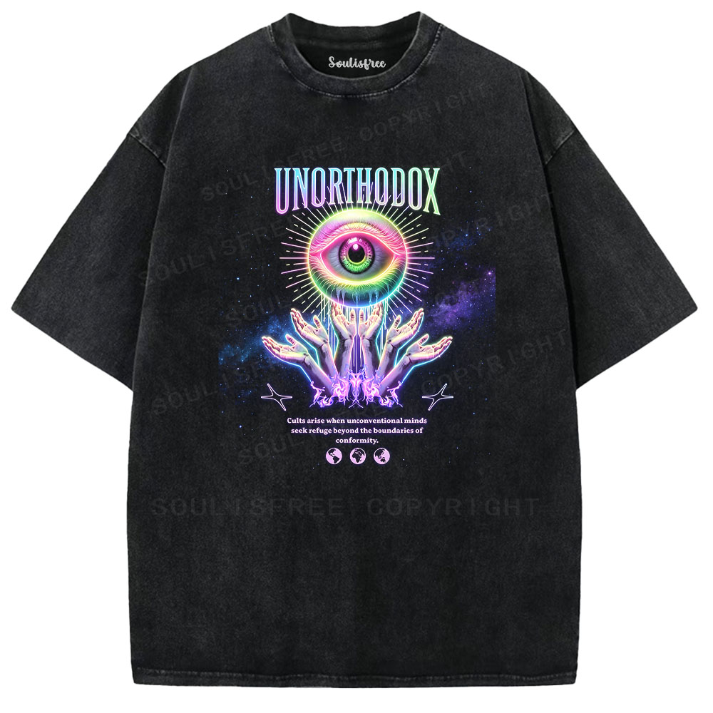 Soulisfree The Path of Unconventional Minds Washed Tee