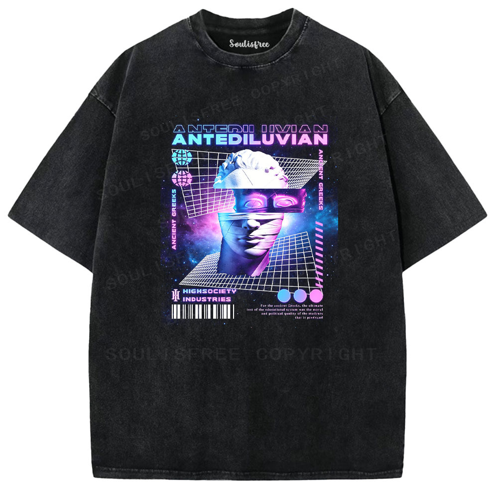 Designed Soulisfree  Washed Tee（水洗T模板） | Soulisfree