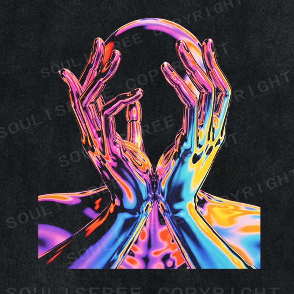 Soulisfree The Future of Touch Washed Tee