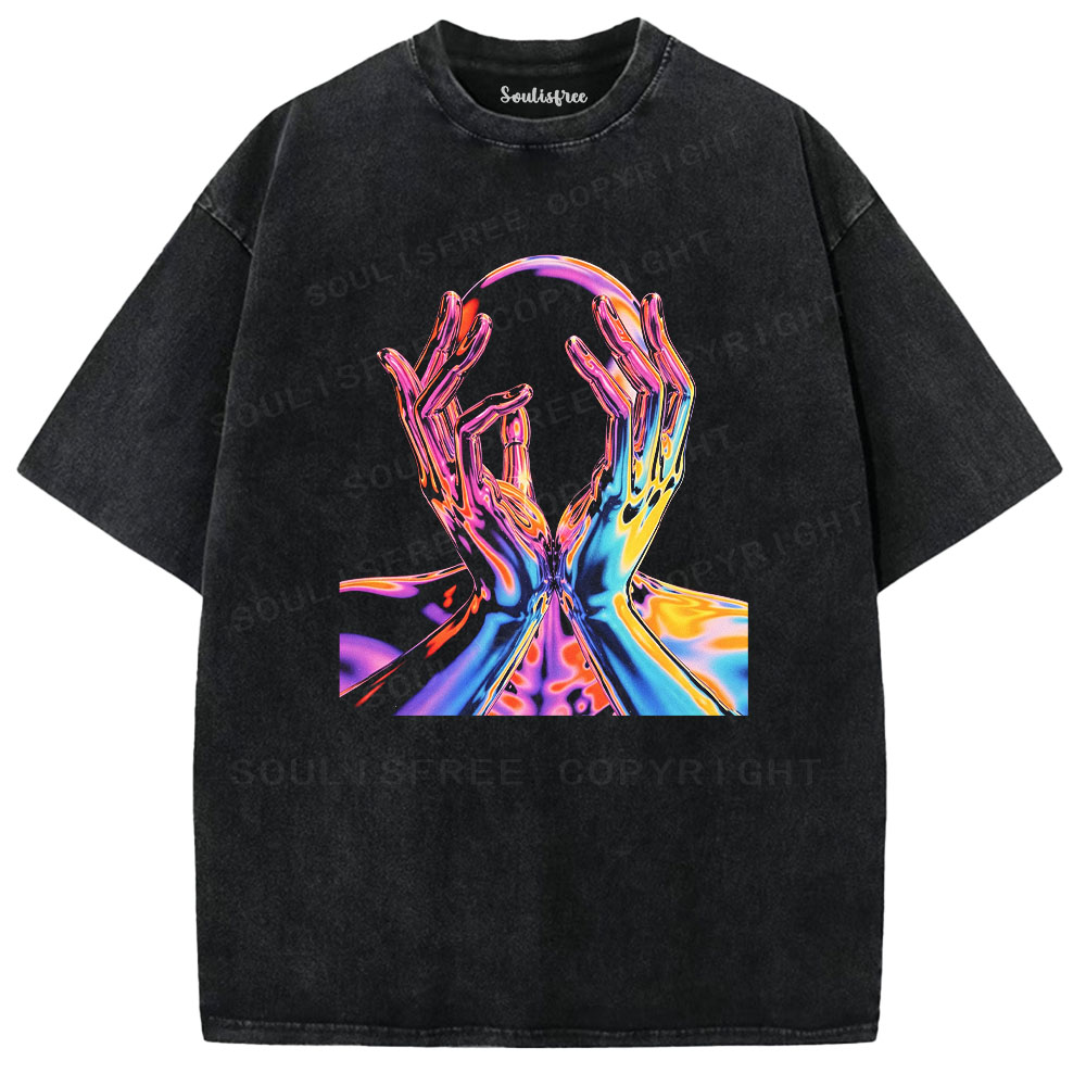 Soulisfree The Future of Touch Washed Tee