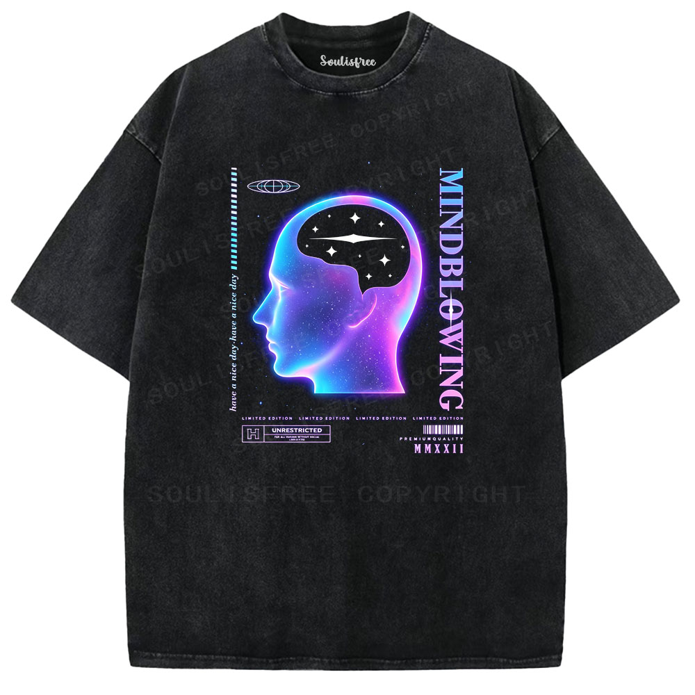 Soulisfree When Thoughts Become Stars Washed Tee