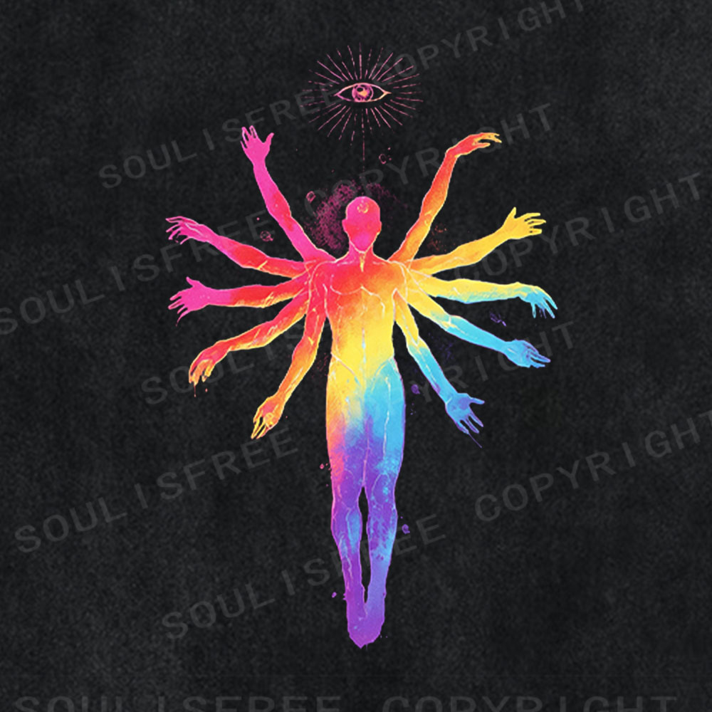 Soulisfree When the Soul Sees All Washed Tee