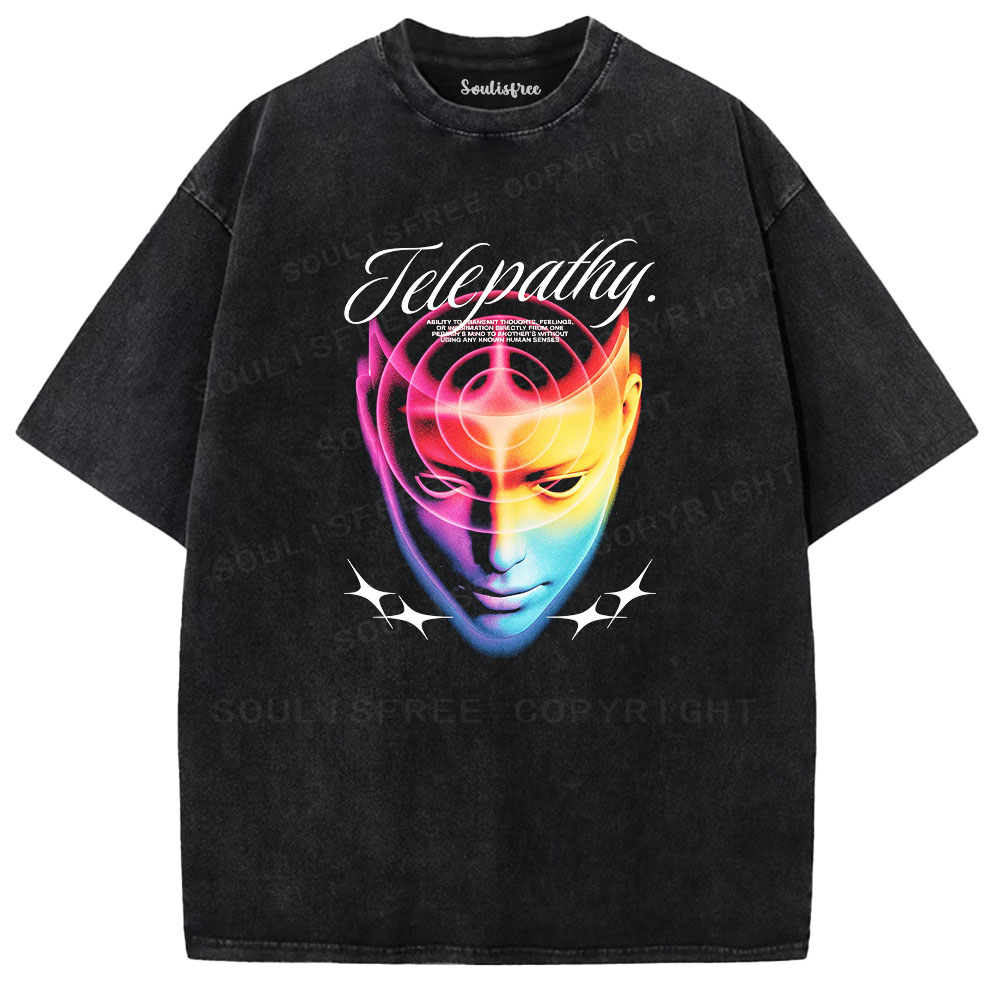 Soulisfree The Power of Thought Washed Tee