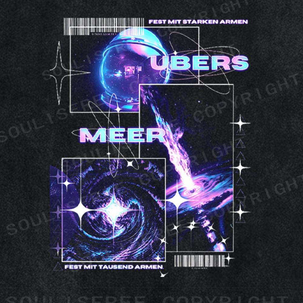 Soulisfree The Astronaut's Solitude Washed Tee