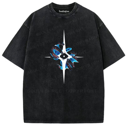 Soulisfree Four Hands Star Washed Tee