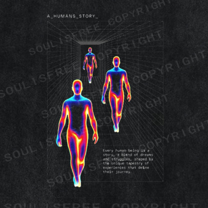 Soulisfree Thermal Human Journey Washed Tee