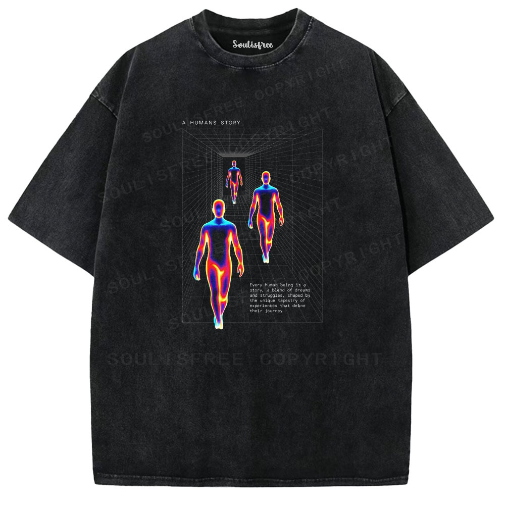 Designed Soulisfree  Washed Tee（水洗T模板） | Soulisfree