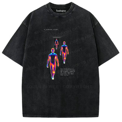 Soulisfree Thermal Human Journey Washed Tee