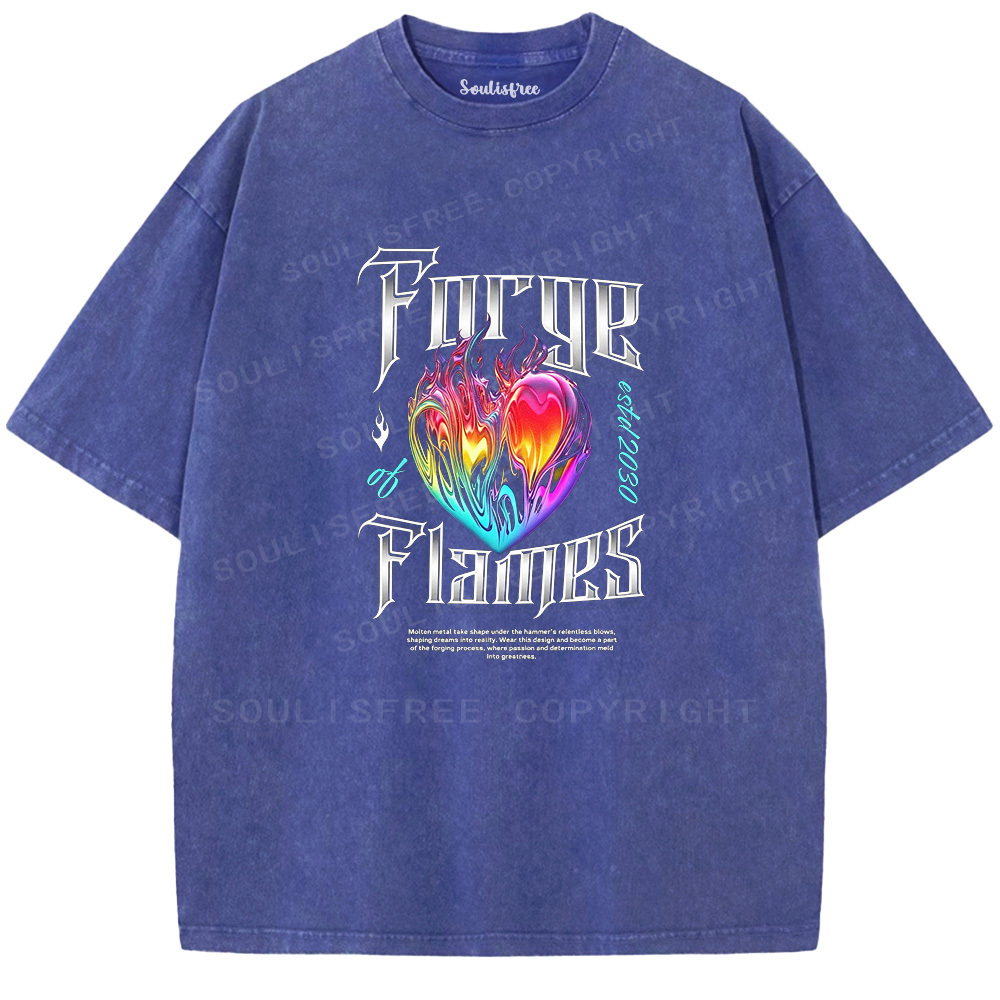 Designed Soulisfree  Washed Tee（水洗T模板） | Soulisfree