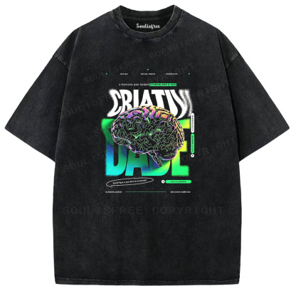 Soulisfree Mind of a Creator Washed Tee