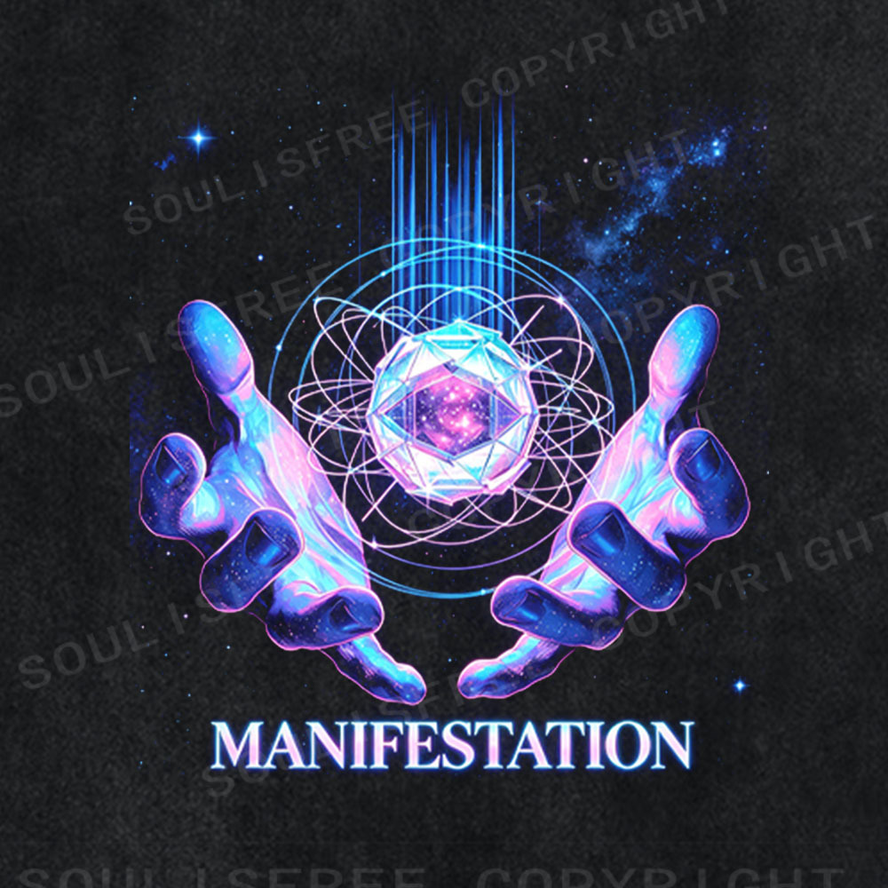 Soulisfree Cosmic Manifestation Washed Tee
