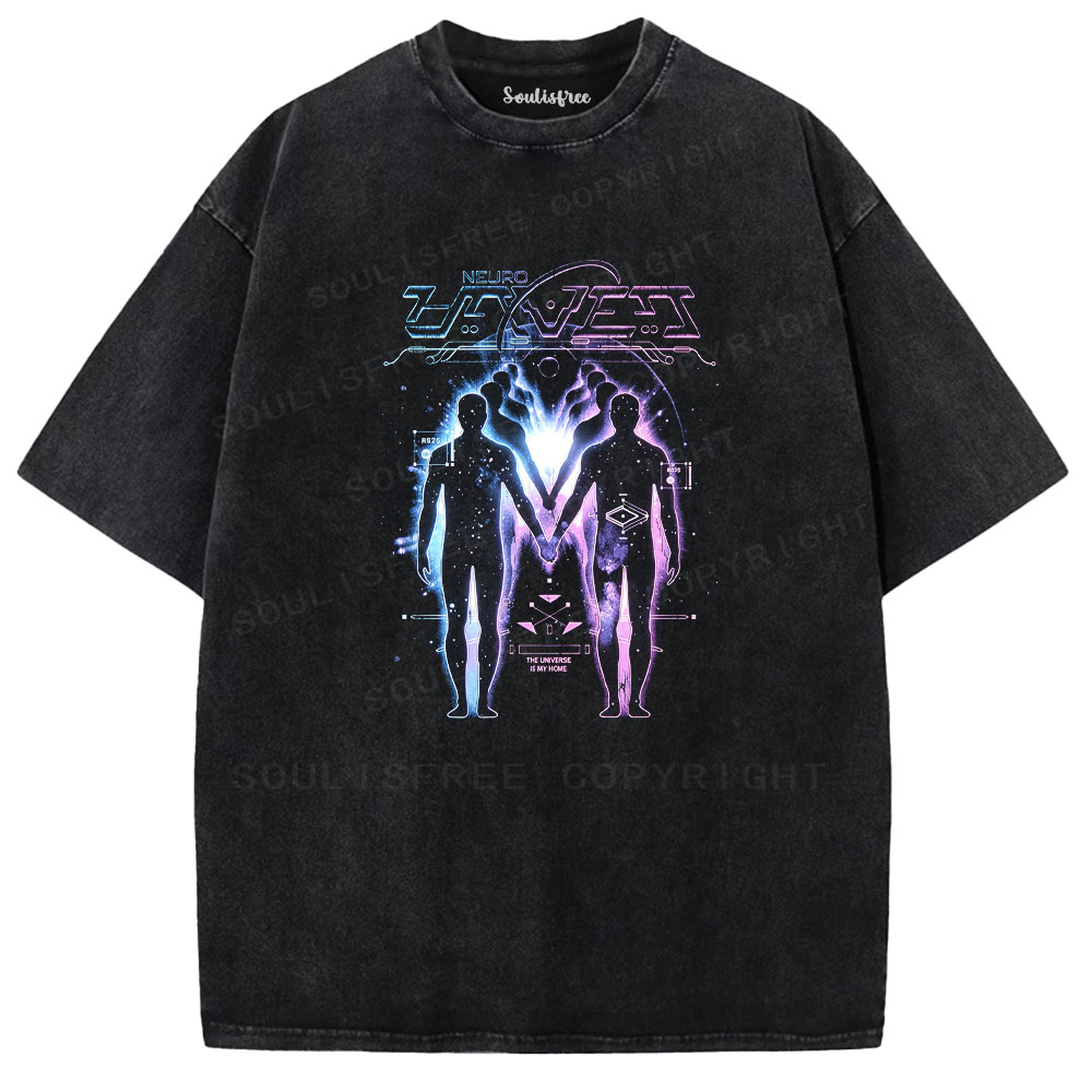 Soulisfree Cosmic Connection Washed Tee