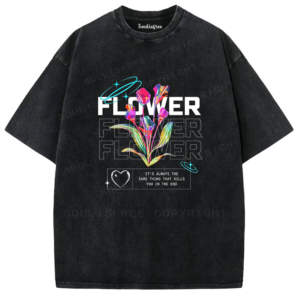 Designed Soulisfree  Washed Tee（水洗T模板） | Soulisfree