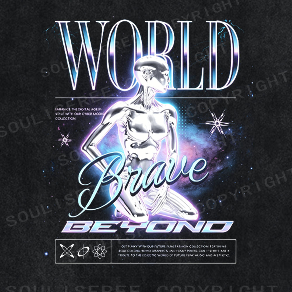 Soulisfree Brave New World Washed Tee