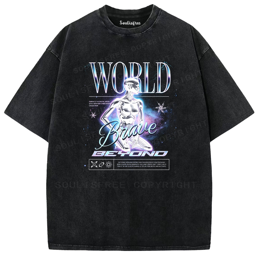 Soulisfree Brave New World Washed Tee