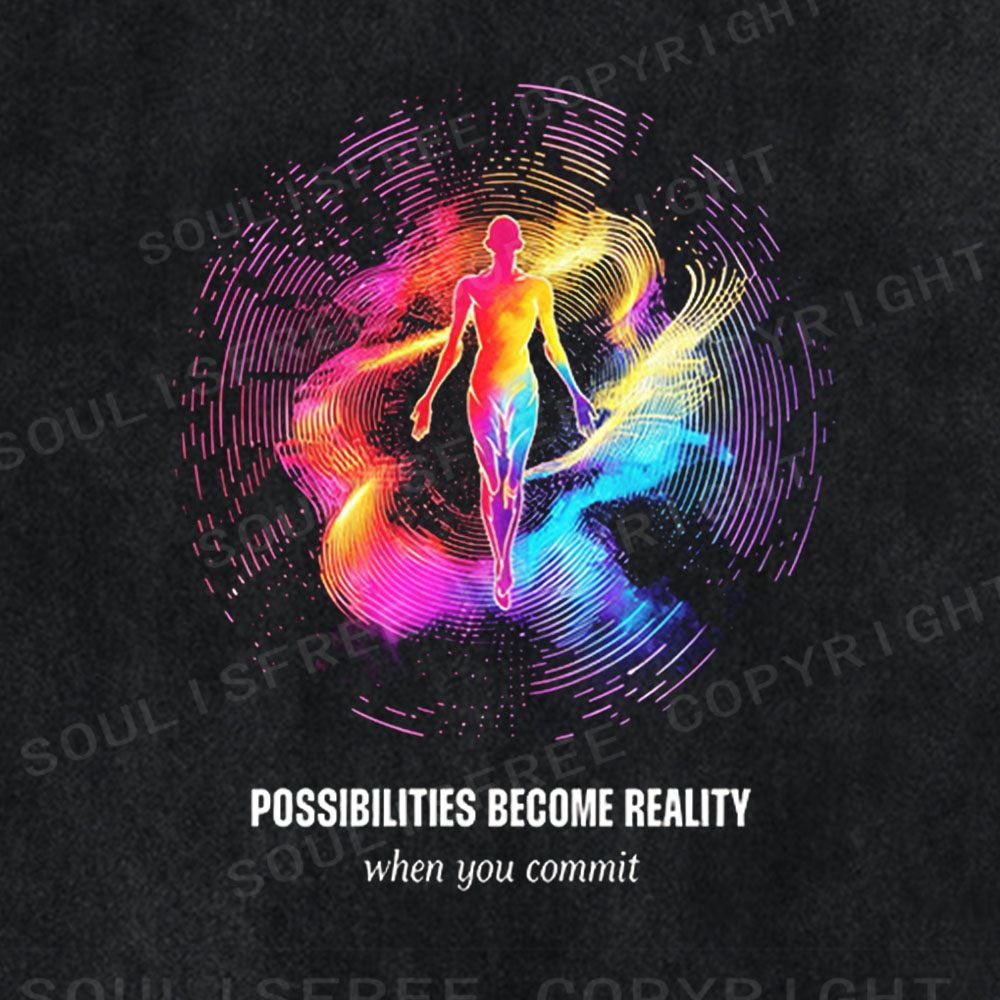 Soulisfree The Power of Commitment Washed Tee