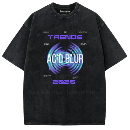 Soulisfree The Blurred Future Washed Tee