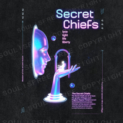 Soulisfree Secret Chiefs Graphic Washed Tee