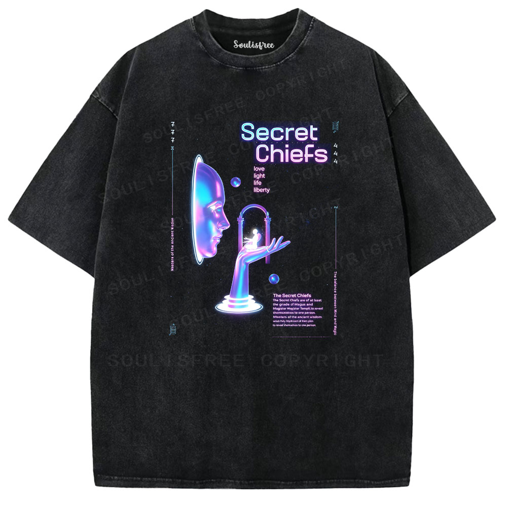Soulisfree Secret Chiefs Graphic Washed Tee