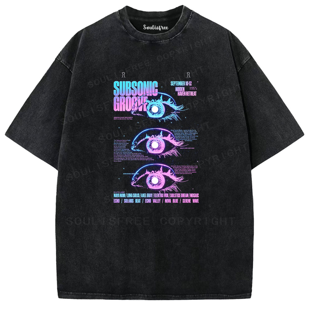 Soulisfree Subsonic Groove Festival Washed Tee