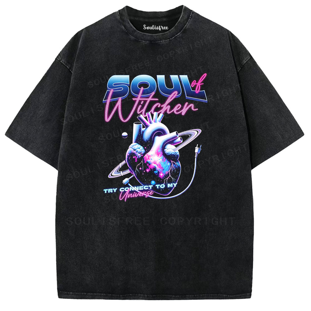 Designed Soulisfree  Washed Tee（水洗T模板） | Soulisfree