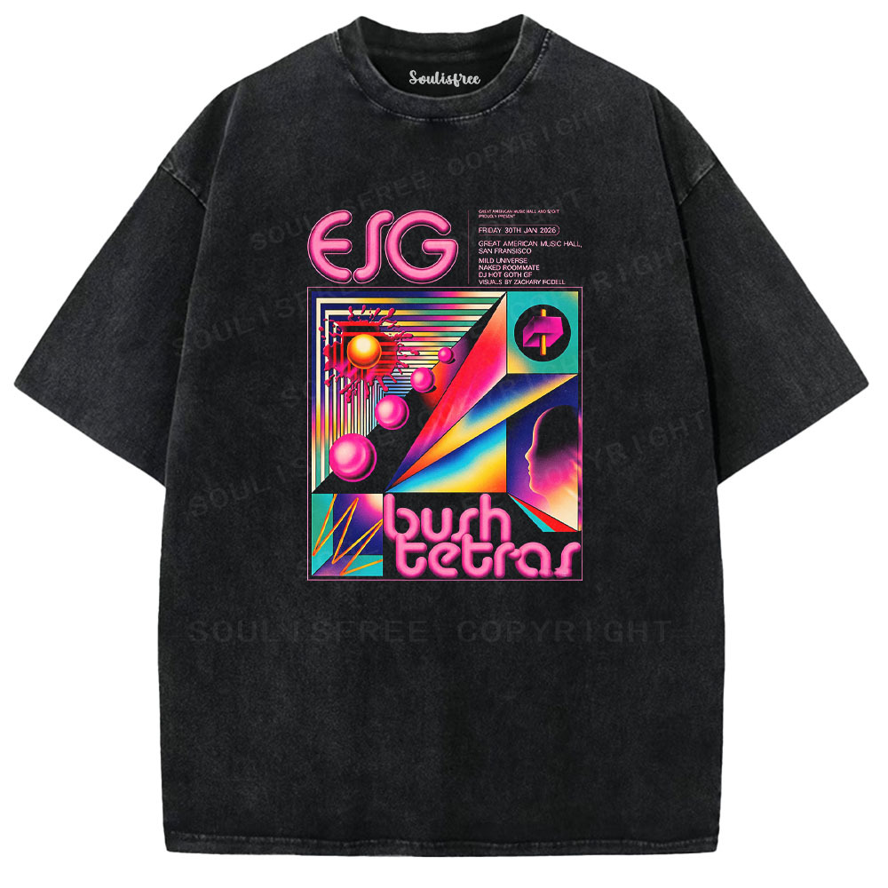 Designed Soulisfree  Washed Tee（水洗T模板） | Soulisfree