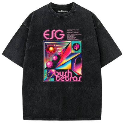 Soulisfree ESG Burb Tetras Graphic Washed Tee