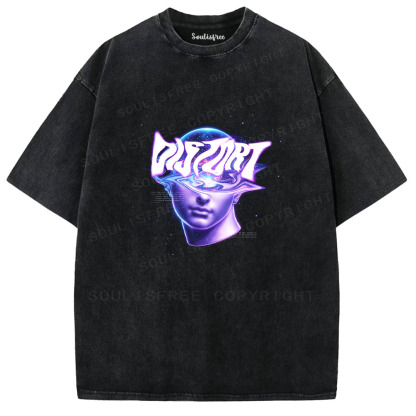 Soulisfree Distort Mind Glitch Washed Tee