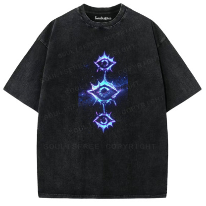 Soulisfree Triple Eye Totem Washed Tee