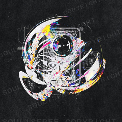 Soulisfree Cosmic Camera Lens Washed Tee