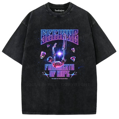 Soulisfree Seeking Fragments of Hope Washed Tee