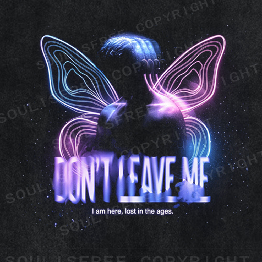 Soulisfree Lost in Ages Butterfly Washed Tee