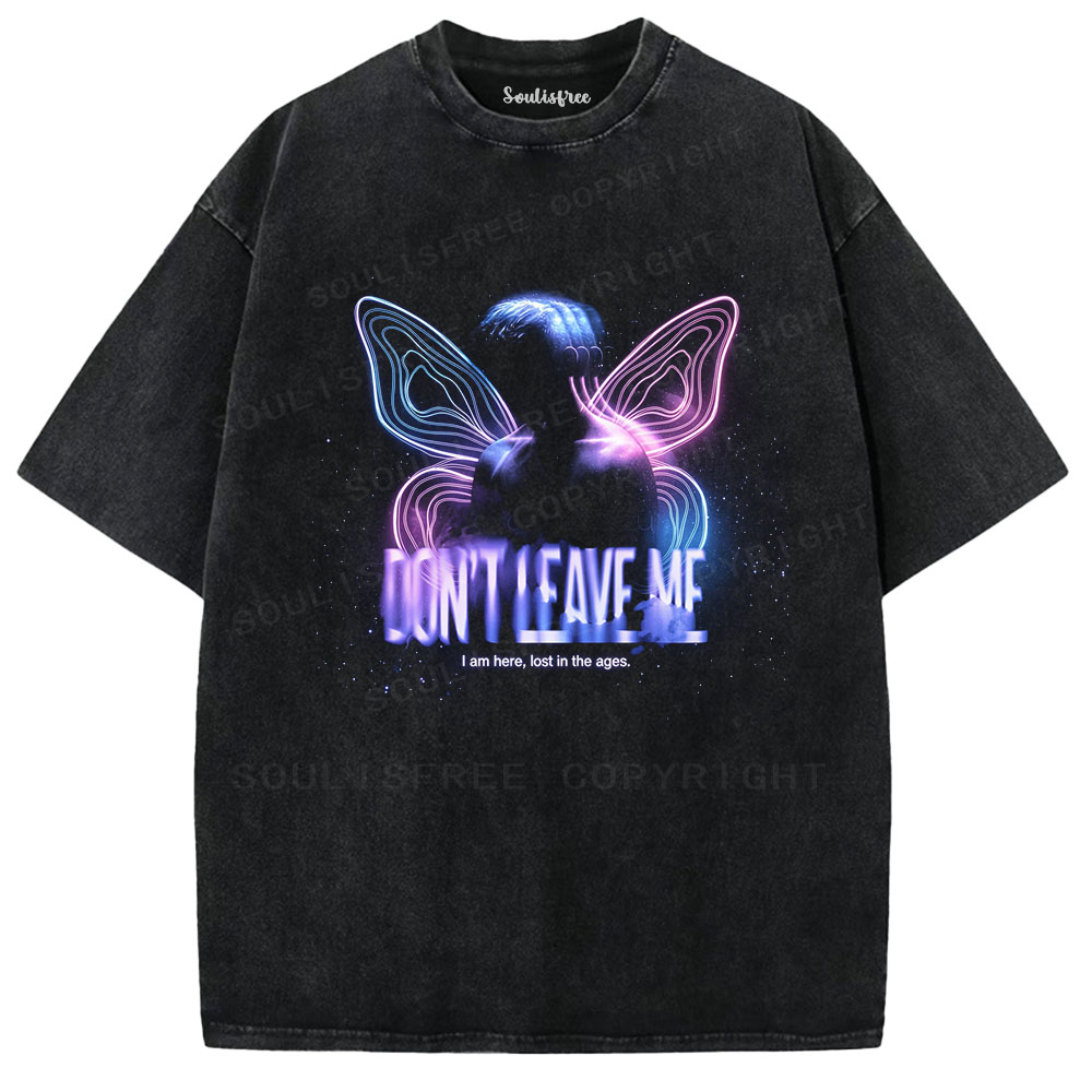 Soulisfree Lost in Ages Butterfly Washed Tee