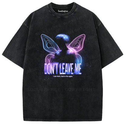 Soulisfree Lost in Ages Butterfly Washed Tee