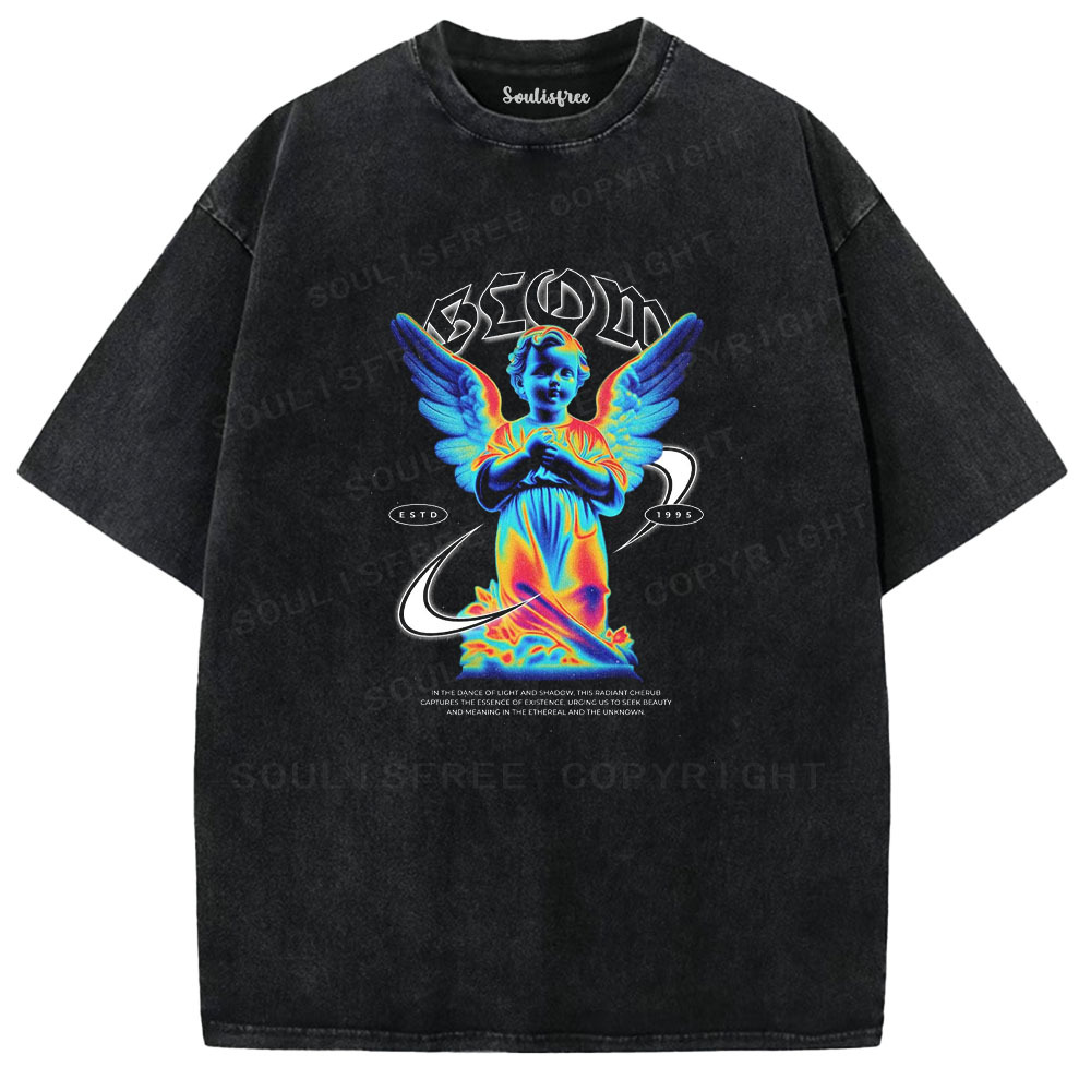 Designed Soulisfree  Washed Tee（水洗T模板） | Soulisfree