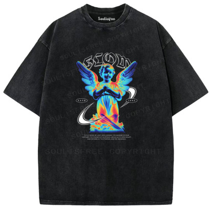 Soulisfree Vintage Wash Cherub Washed Tee