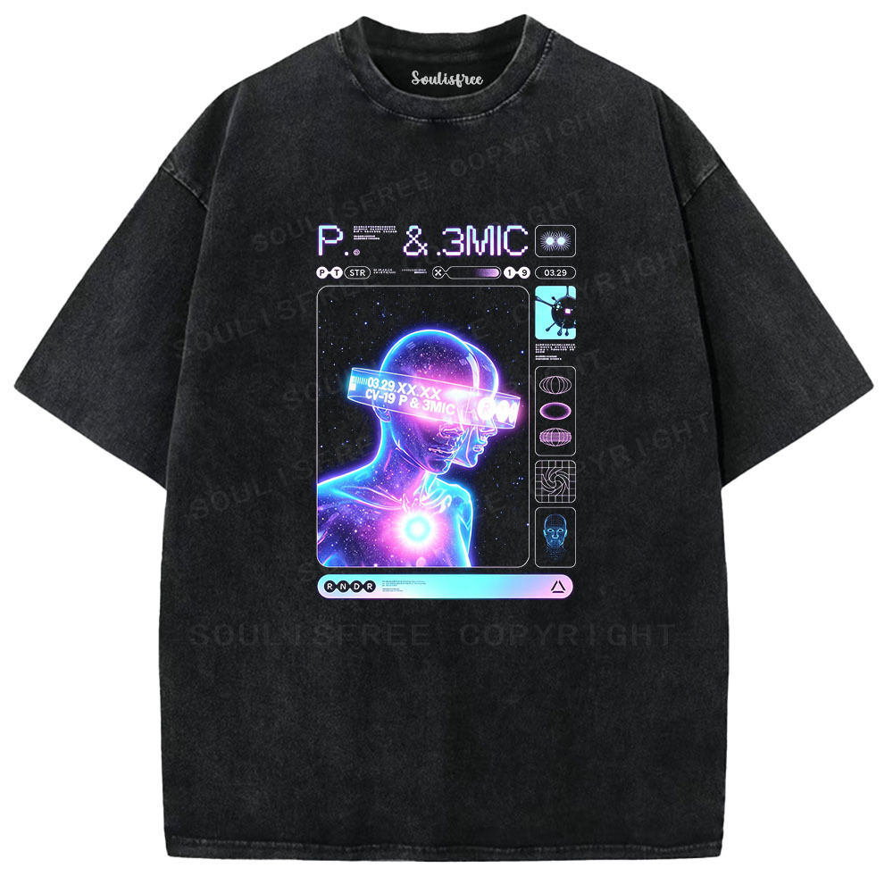 Designed Soulisfree  Washed Tee（水洗T模板） | Soulisfree