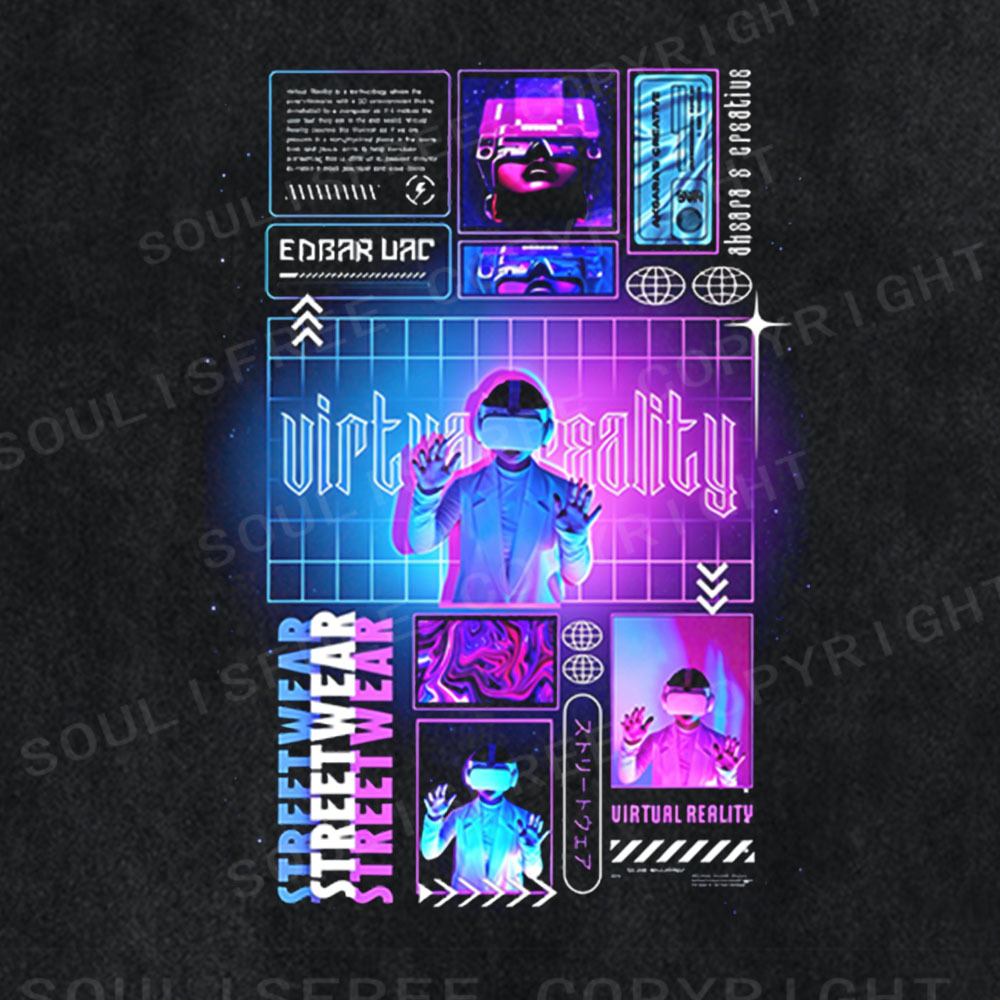 Soulisfree Enter the Metaverse Washed Tee
