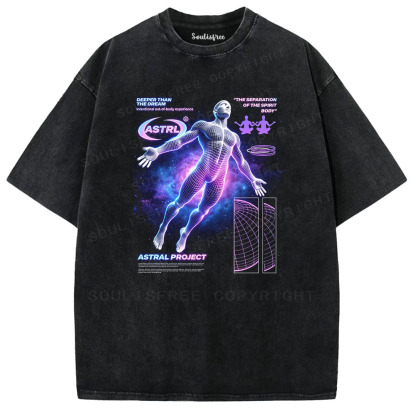 Soulisfree Astral Projection Cyber Washed Tee
