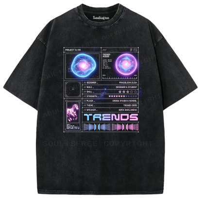 Soulisfree Future Trends Data Washed Tee