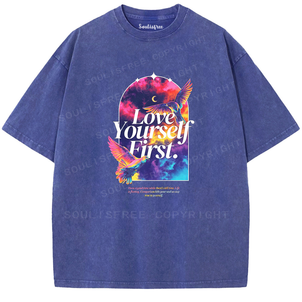Designed Soulisfree  Washed Tee（水洗T模板） | Soulisfree