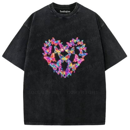 Soulisfree Colorful Love Washed Tee