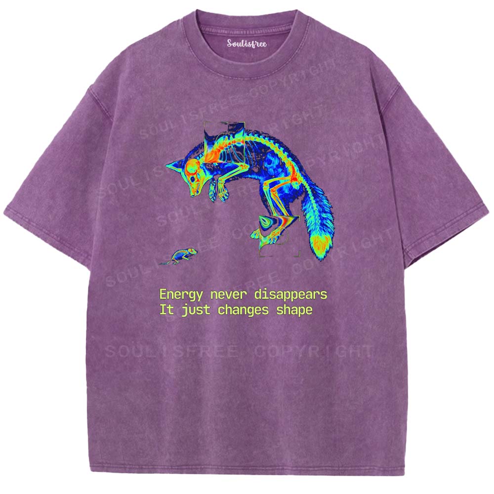 Soulisfree Thermal Vision Fox  Washed Tee