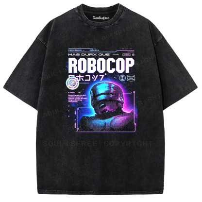 Soulisfree Data Punk RoboCop Washed Tee