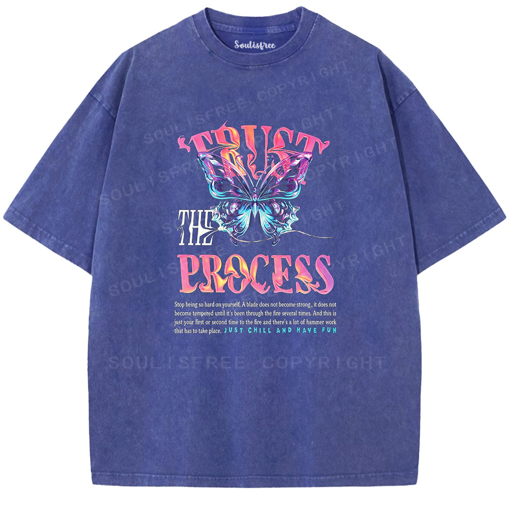 Designed Soulisfree  Washed Tee（水洗T模板） | Soulisfree
