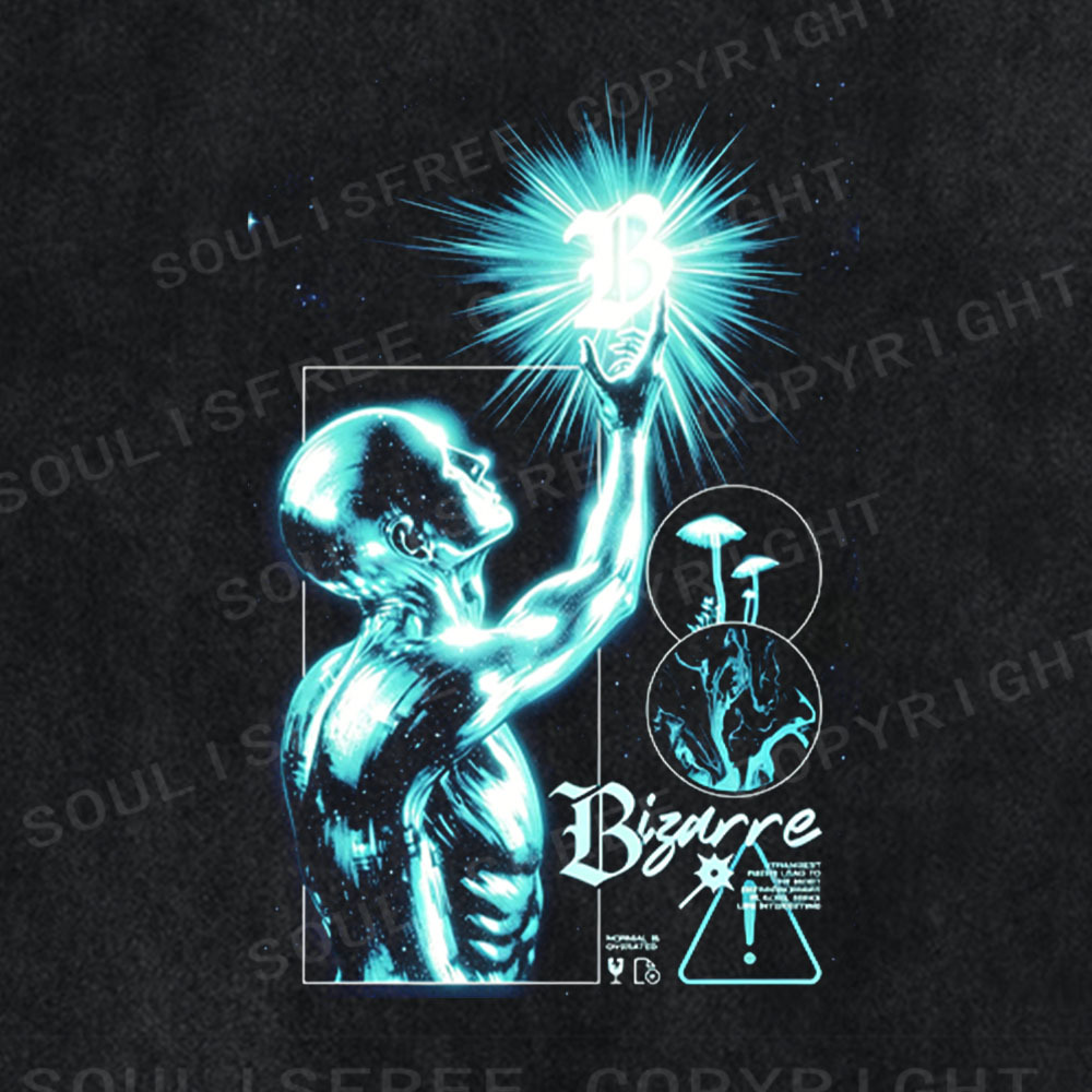 Soulisfree Luminous Being Aesthetic Washed Tee