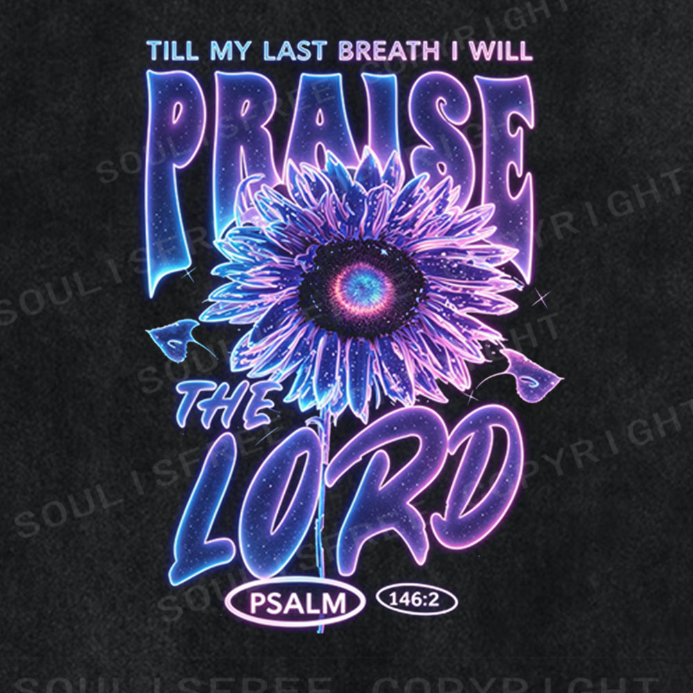 Soulisfree Praise the Lord Graphic Washed Tee