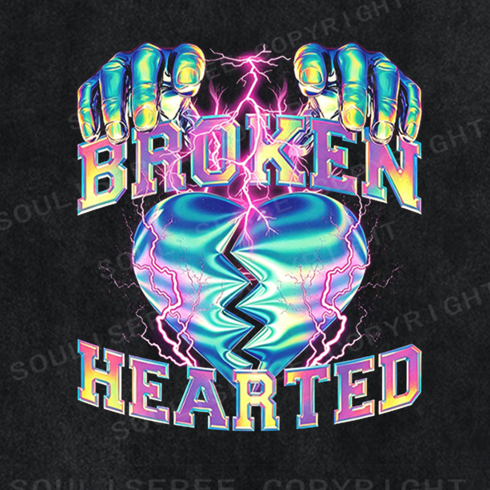 Soulisfree Cyberpunk Signal Error Washed Tee