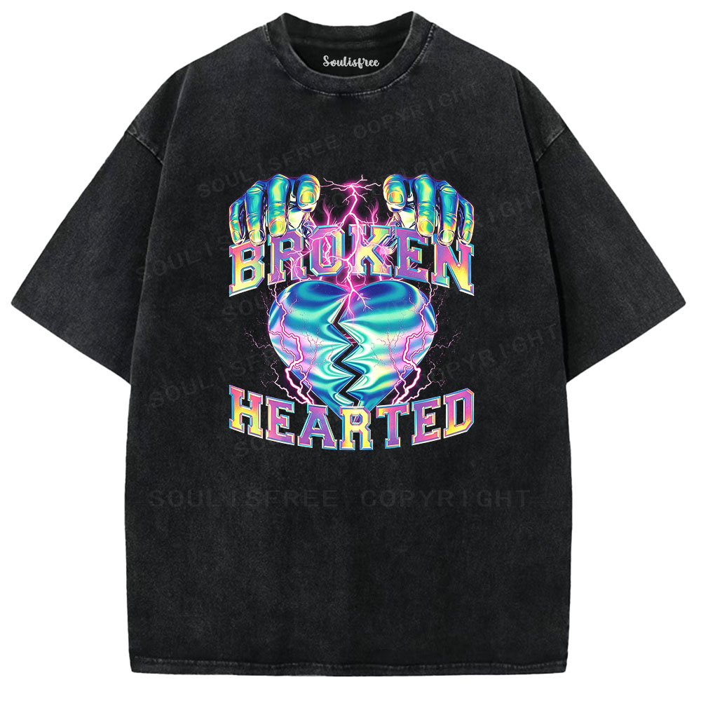 Soulisfree Cyberpunk Signal Error Washed Tee