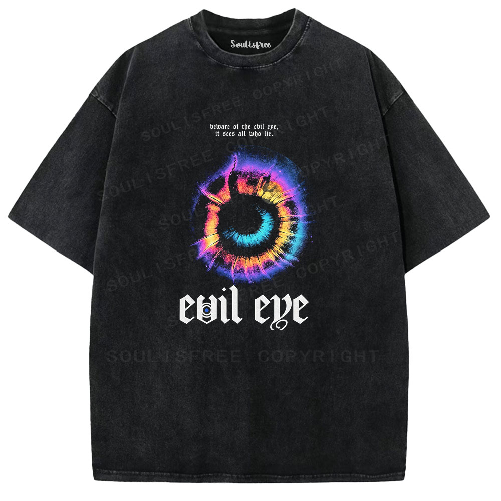 Soulisfree All-Seeing Lie Detector Washed Tee
